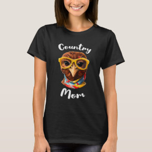 T-shirt Mère de pays pour ferme maman ou vache maman d'un