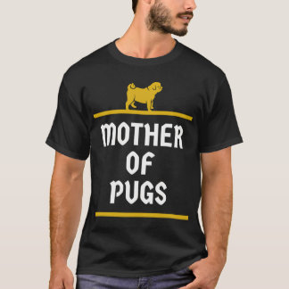 T-shirt Mère de pug...