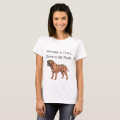 T-shirt Mère de Tosaas, Première de Mon Nom (Devant entier)