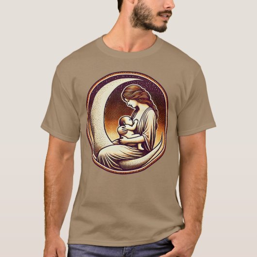 T-shirt Mère déesse vintage (Devant)