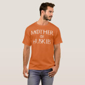 T-shirt Mère des amis Huskies (Devant entier)