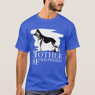 T-shirt Mère des bergers Propriétaire de chiens Famille ca