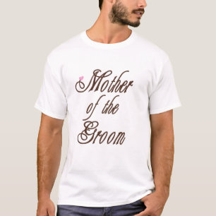 T-shirt Mère des bruns chics de marié