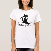 T-shirt Mère des chats (Devant)