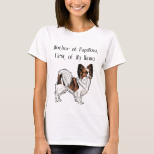 T-shirt Mère des Papillons, Première de Mon Nom