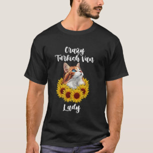 T-shirt Mère du chat Van Turc FOLLE DAME VAN TURQUE