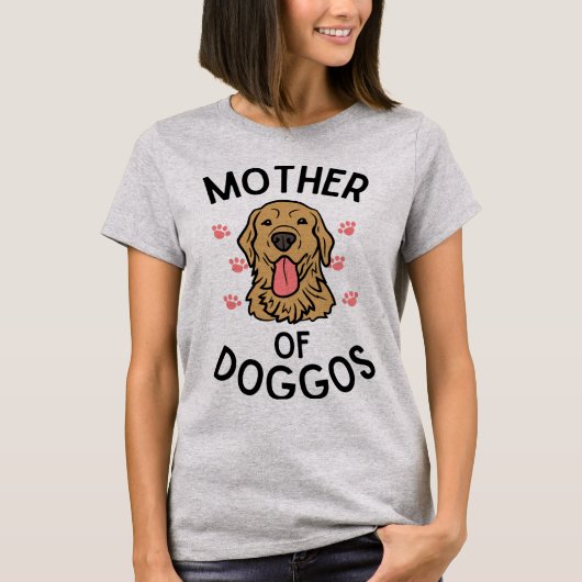 T-shirt Mère du chien (Devant)