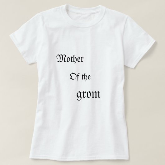 T-shirt Mère du Grom" (Design devant)