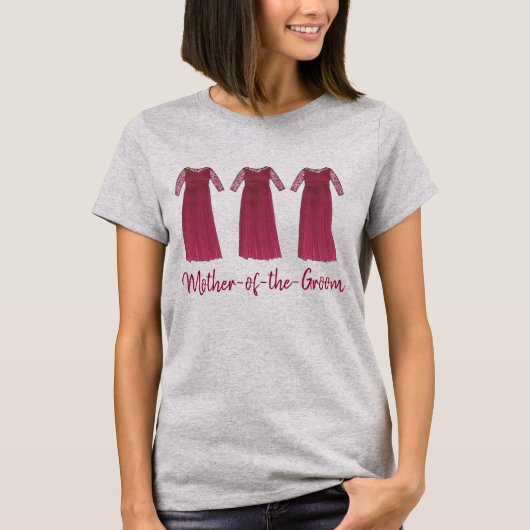 T-shirt Mère du Mariage de la chambre de mariage cadeau Te (Devant)