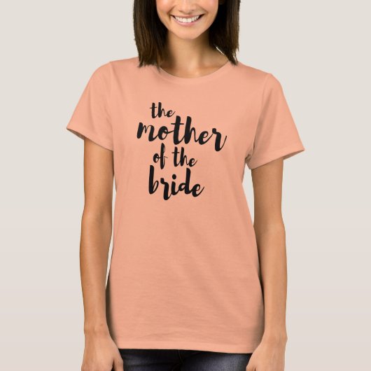 T-shirt Mère du Mariage de la fête de mariée (Devant)