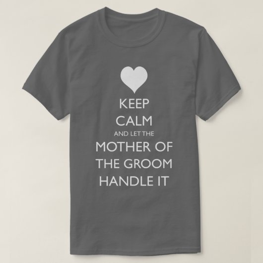 T-shirt Mère du marié Mariage drôle (Design devant)