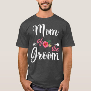T-shirt Mère du marié pour femmes, mère de la fête de fian
