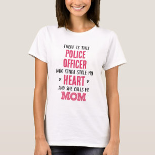 T-shirt Mère du policier