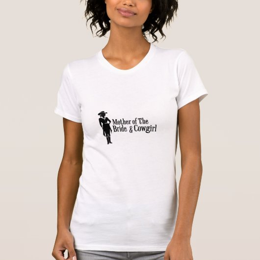 T-shirt Mère du thème Rodéo de mariée (Devant)