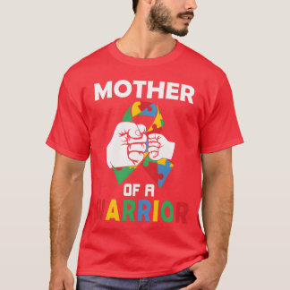 T-shirt Mère d'un garçon de nature guerrière
