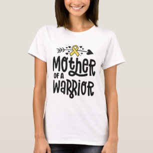 T-shirt Mère d'un guerrier Cadeau Famille Cancer infantile