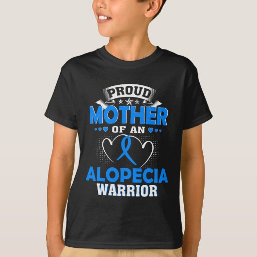 T-shirt Mère D'Un Guerrier D'Alopécie (Devant)
