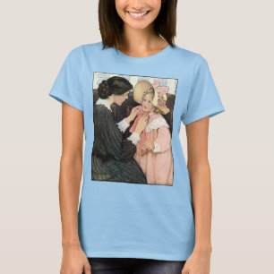 T-shirt Mère et enfant vintage par Jessie Willcox Smith