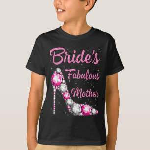 T-shirt Mère fabuleuse de la mariée mariage heureux mariag