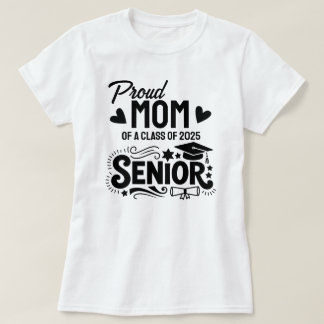 T-shirt Mère fière d'un élève de Terminale 2025