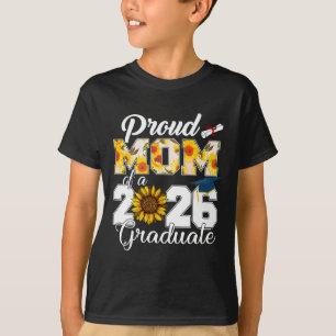 T-shirt Mère fière d'un étudiant de la promotion 2026 Seni