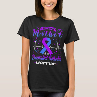 T-shirt Mère fière guerrière de l'arthrite rhumatoïde