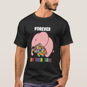 T-shirt Mère Fille Autistes Filles Autisme Éternels Sensib