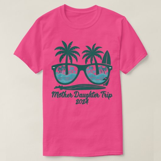 T-shirt mère fille voyage 2024 2 (Design devant)