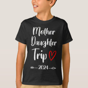 T-shirt Mère Fille Voyage 2025 Famille Vacances Maman Matc