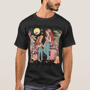 T-shirt Mère Fille Voyage Famille Réunion Vacance d'été