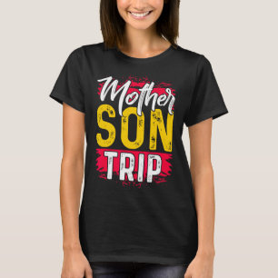 T-shirt Mère Fils Voyage Chemise Été Famille Voyage