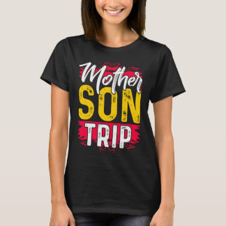 T-shirt Mère Fils Voyage Chemise Été Famille Voyage