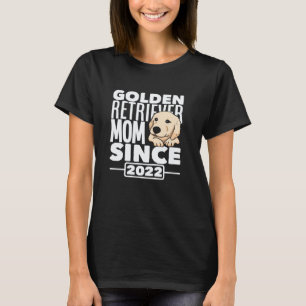T-shirt Mère Golden Retriever depuis 2022 Mère de chien Am