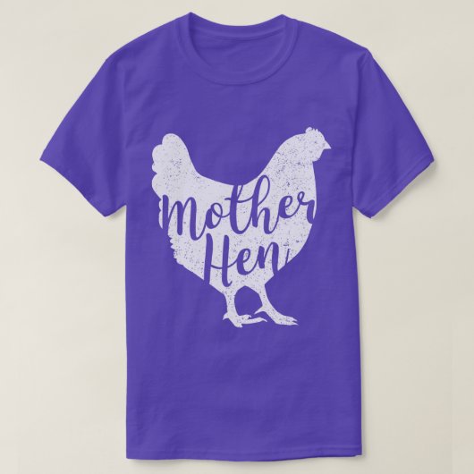 T-shirt Mère Hen Joyeux Fête des mères Cadeau de poulet mi (Design devant)