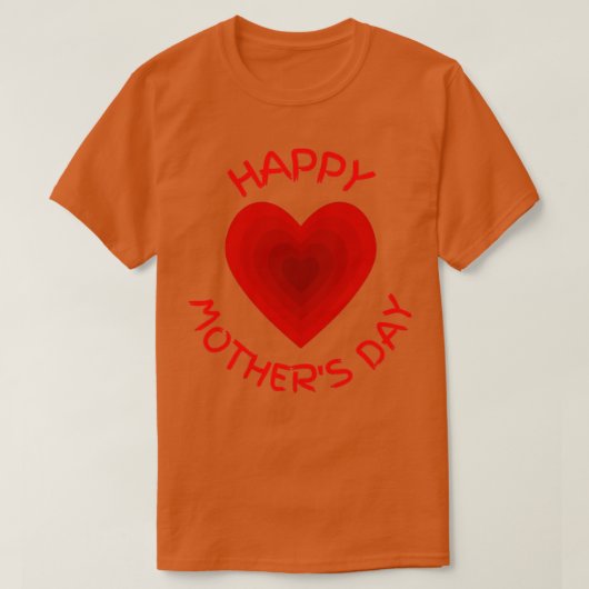 T-shirt mère heureuse jour 7 (Design devant)