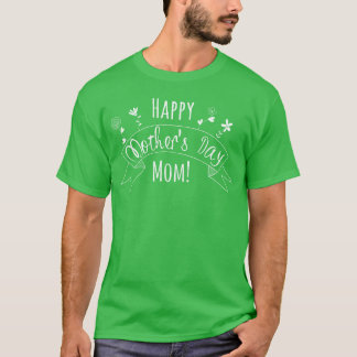 T-shirt mère heureuse jour maman retro