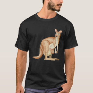 T-shirt Mère Kangaroo Marsupial Mammal Zookeeper Animal
