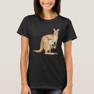 T-shirt Mère Kangaroo Marsupial Mammal Zookeeper Animal