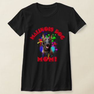 T-shirt Mère Malinois Amoureux des chiens Meilleur Chien M