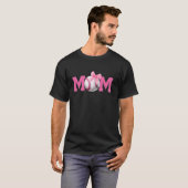 T-shirt Mère Maman Joueuse De Baseball Mama Coquette Pink (Devant entier)
