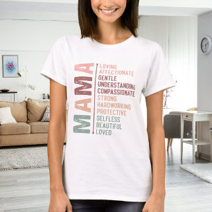 T-shirt Mère maman mot art amour