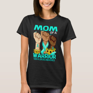 T-shirt Mère Mère D'Un Guerrier Alimentaire Allergies Sens