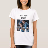 T-shirt Mère mère famille photo collage (Devant)