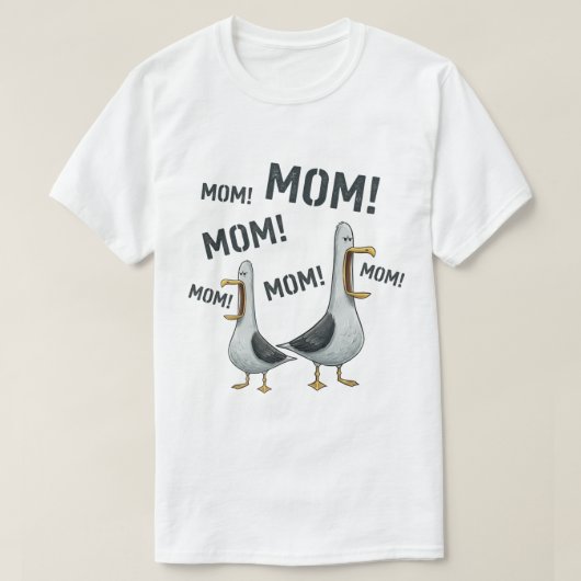 T-shirt Mère Mouette Criarde Humour (Design devant)