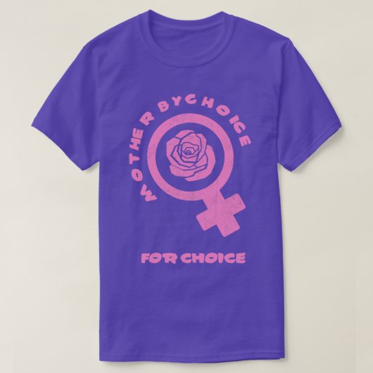T-shirt Mère Par Choix Pour Choix Femmes Droits Tee Pro (Design devant)