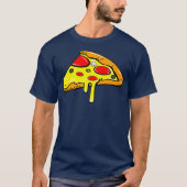 T-shirt Mère Père Fille Pizza Slice Matching (Devant)