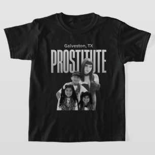 T-shirt Mère prostituée de Galveston Texas avec des enfant