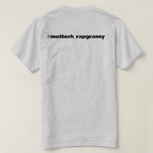 T-shirt mère_rapgranny (Design dos)