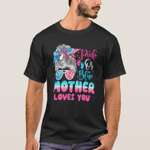 T-shirt Mère Rose Ou Bleue Vous Aime Genre Révéler Mal