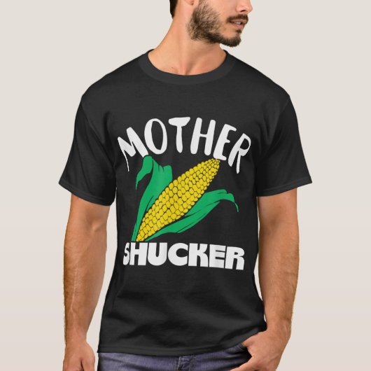 T-shirt Mère Shucker Maman Pun Funny Corn Farmer Maman Cad (Devant)
